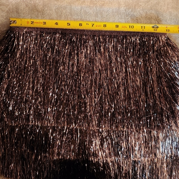 Nasty Gal Tinsel Skirt- size 4 - Picture 6 of 7
